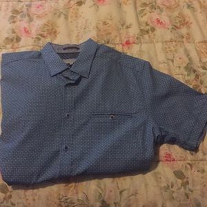 Ted Baker short sleeve button up shirt. Size 5